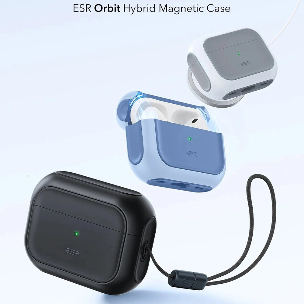 ESR Orbit Hybrid Hülle für Apple AirPods Pro 3, Schwarz