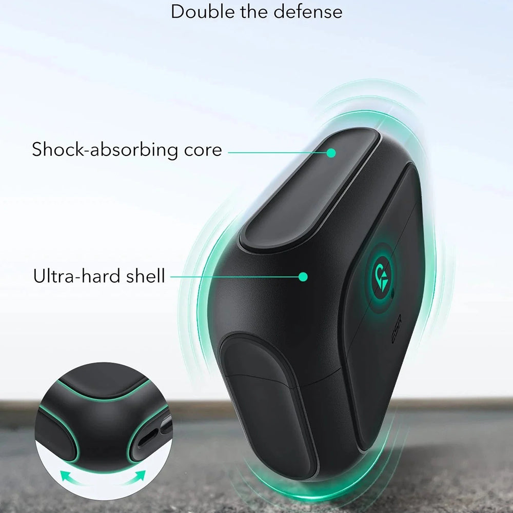 ESR Orbit Hybrid Hülle für Apple AirPods Pro 3, Schwarz