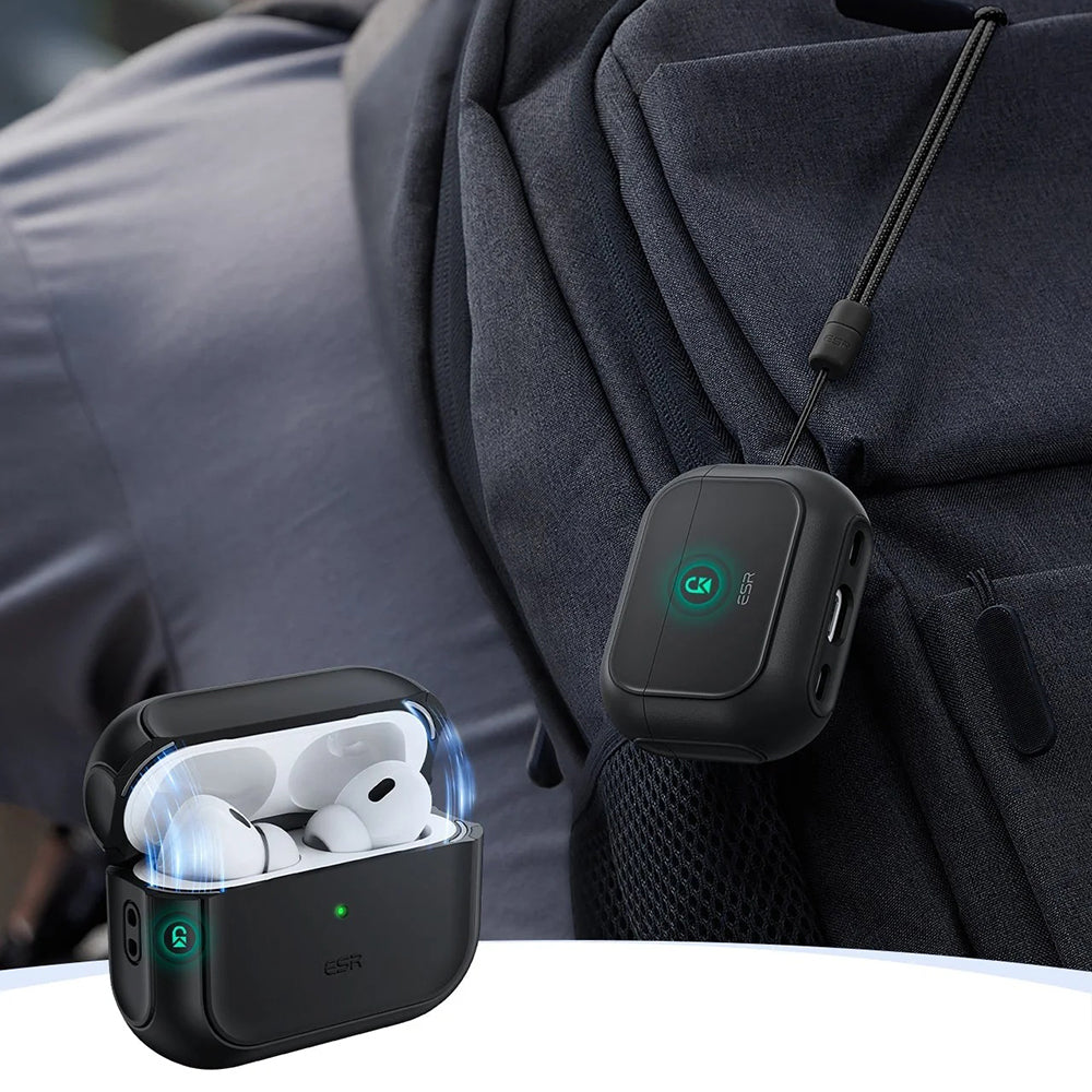 ESR Orbit Hybrid Hülle für Apple AirPods Pro 3, Schwarz