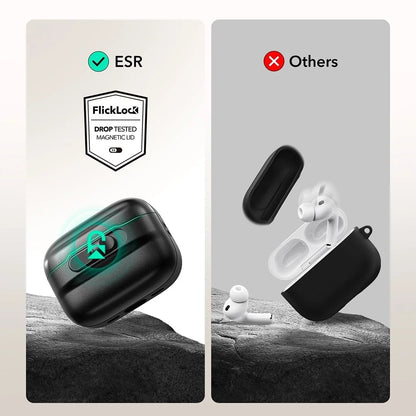 ESR Pulse Magnetic FlickLock hoes voor Apple AirPods Pro 3, Marineblauw