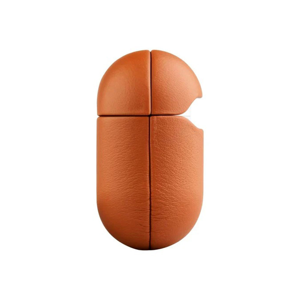 Fixed PodsLeather hoes voor Apple AirPods 4, Bruin