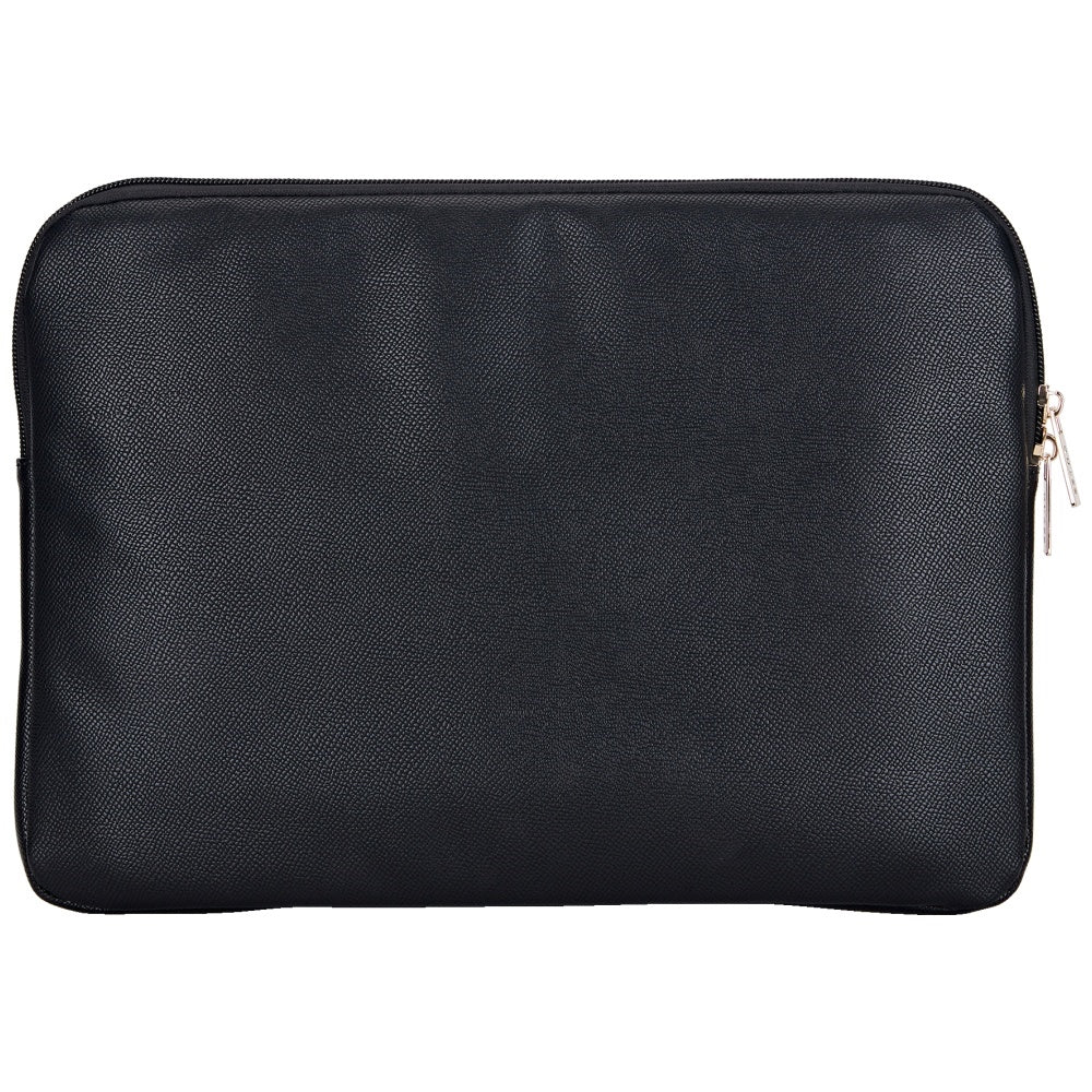 Guess Grained Triangle Logo hoes voor 14 inch laptop, Zwart