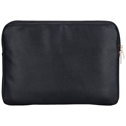 Guess Grained Triangle Logo hoes voor 14 inch laptop, Zwart