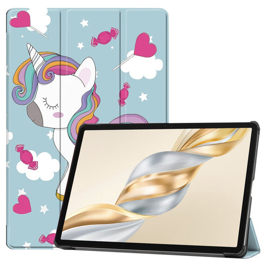 Hoes voor Honor Pad X9a / X9 / X8 Pro, Techsuit, FoldPro Unicorn, Multicolor