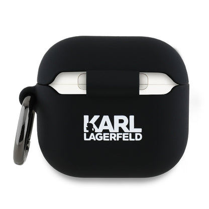 Karl Lagerfeld 3D Choupette's Head hoes voor Apple AirPods 4, Zwart