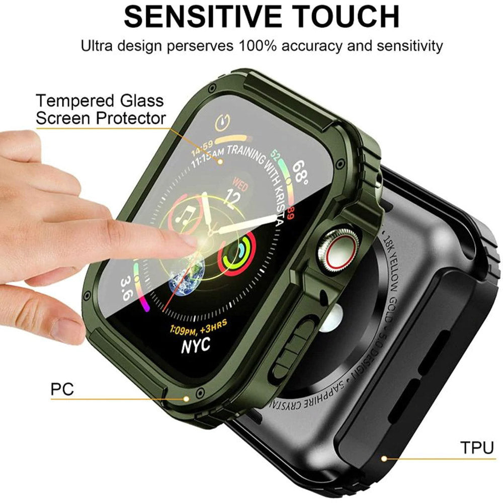 Lito Armor 360 Hülle für Apple Watch 38mm Series, Grün