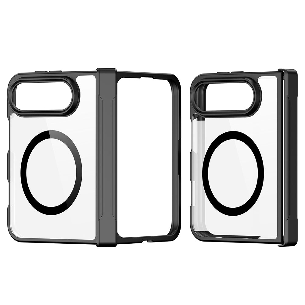 MagSafe-hoesje met scharnierbescherming voor Apple iPhone Duo, DUX DUCIS, Aimo, zwart
