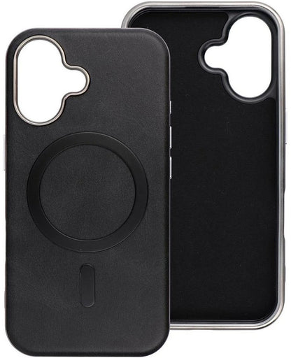 MagSafe-Hülle für Apple iPhone 16 Pro, OEM, Gentleman Mag, Schwarz