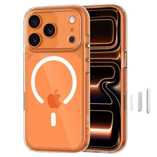 MagSafe-hoesje voor Apple iPhone 17 Pro Max, Tech-Protect, MagPeak, Transparant