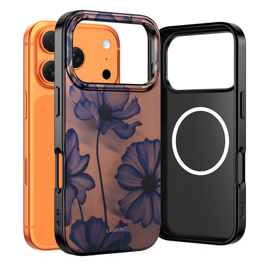 MagSafe hoesje voor Apple iPhone 17 Pro Max, Tech-Protect, Lamano Velvet Night, Zwart