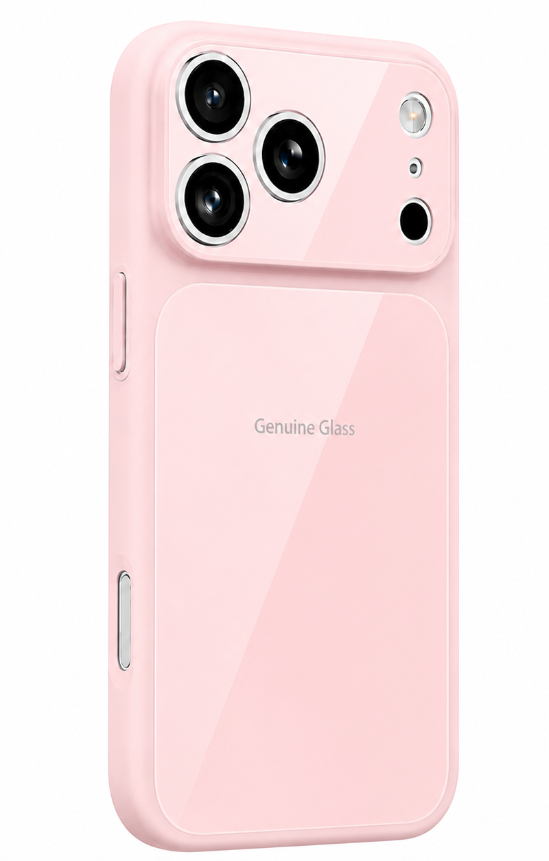 MagSafe Case for Apple iPhone 16, OEM, Genuine Glass, Pink