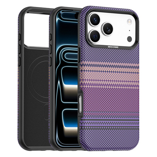 MagSafe-hoesje voor Apple iPhone 17 Pro Max, OEM, Gradient Rainbow, Paars