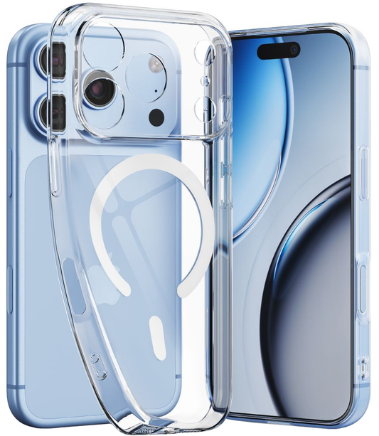 MagSafe-hoesje voor Apple iPhone 18 Pro / 17 Pro, Tech-Protect, Flexair, Transparant