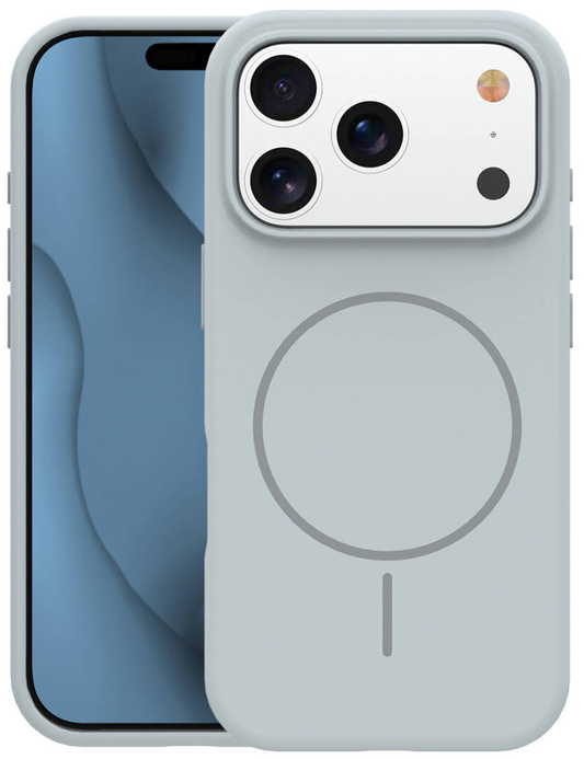MagSafe-hoesje voor Apple iPhone 17 Pro, OEM, Silicone Thin, Grijs