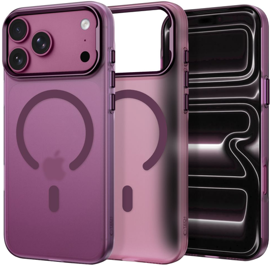 MagSafe-hoes voor Apple iPhone 18 Pro / 17 Pro, Tech-Protect, MagZero, Mat Bessenrood
