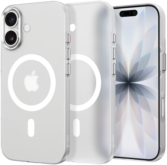 MagSafe-hoesje voor Apple iPhone 17, Tech-Protect, MagZero, Mat Wit
