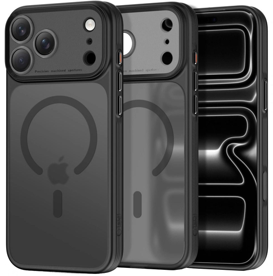 Coque MagSafe pour Apple iPhone 18 Pro Max / 17 Pro Max, Tech-Protect, MagPrime CC, Noir Mat
