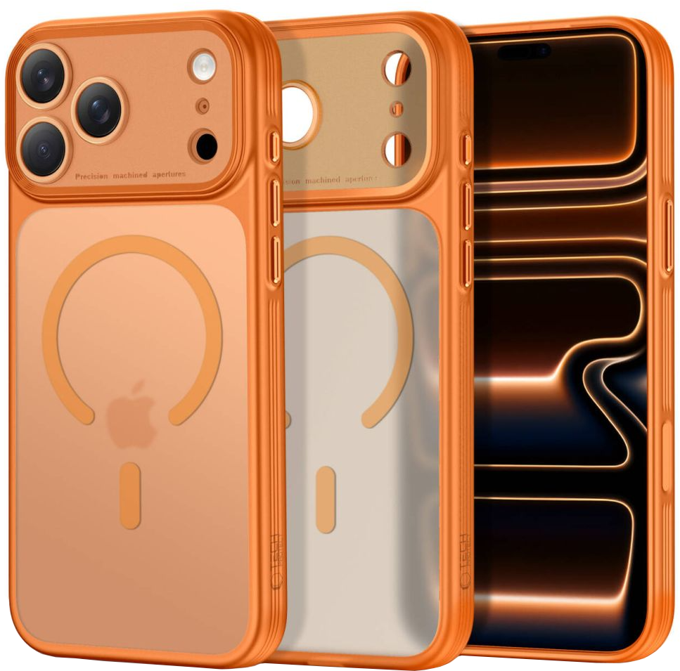 MagSafe-Hülle für Apple iPhone 18 Pro Max / 17 Pro Max, Tech-Protect, MagPrime CC, Matt Orange