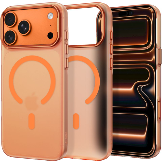 MagSafe-hoesje voor Apple iPhone 18 Pro Max / 17 Pro Max, Tech-Protect, MagZero, Mat Oranje
