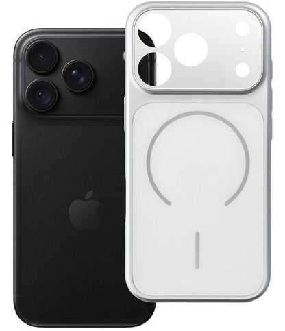 Coque MagSafe pour Apple iPhone 18 Pro / 17 Pro, OEM, Make 18, argentée