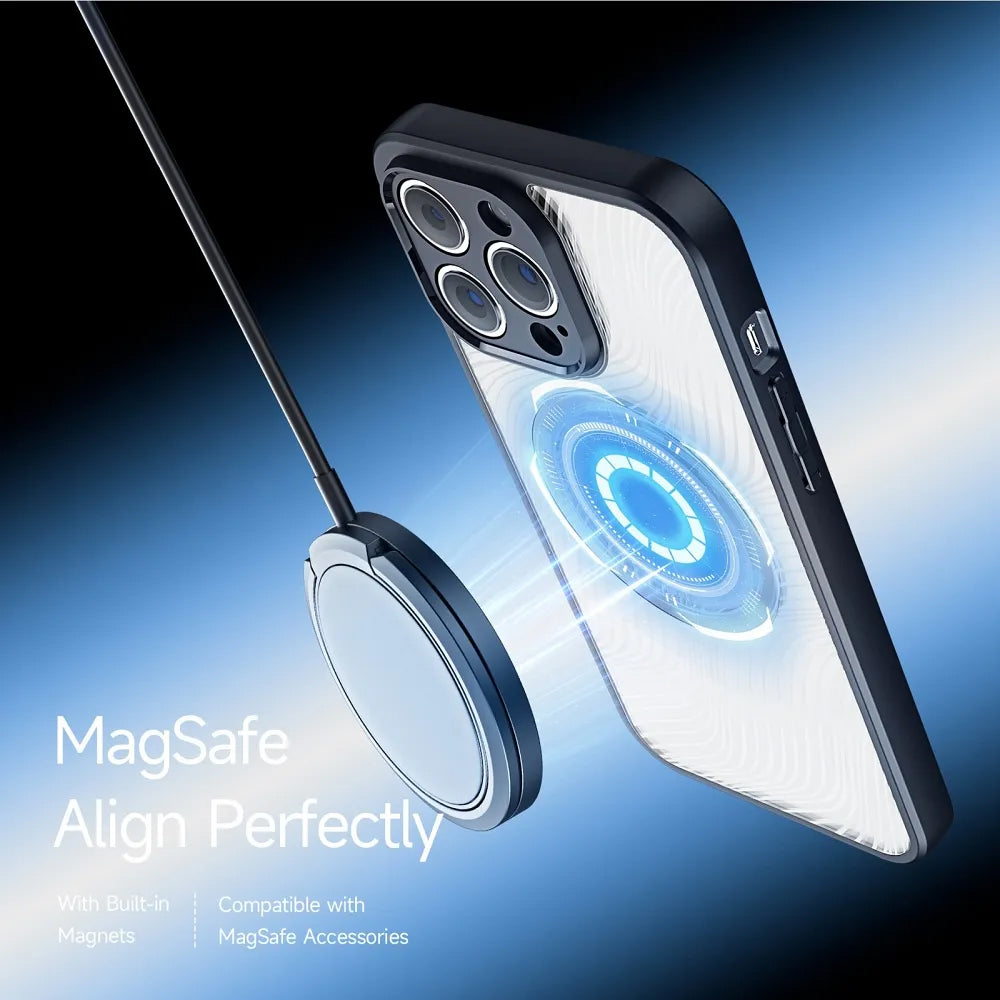 MagSafe hoesje voor Apple iPhone 13 Pro Max, DUX DUCIS, Aimo Mag, zwart 