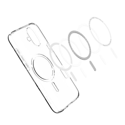 MagSafe-hoes voor Apple iPhone 16 Plus, Spigen, Liquid Crystal, Transparant ACS08388