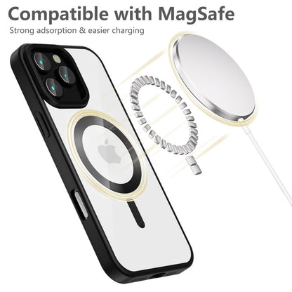 MagSafe hoesje voor Apple iPhone 16 Pro, Tech-Protect, Magflex Satin, zwart 