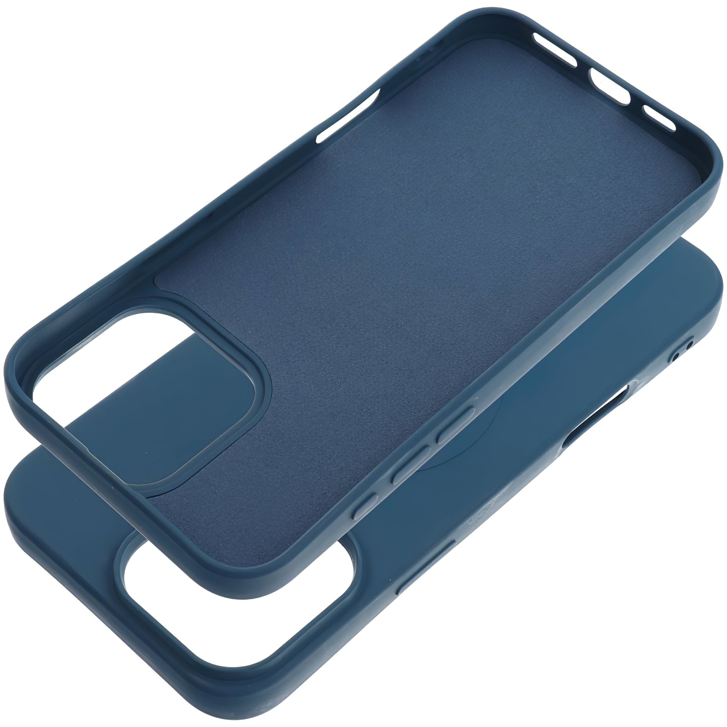 Coque MagSafe pour Apple iPhone 16 Pro Max, OEM, Silicone Mag (Grand Trou), Bleue
