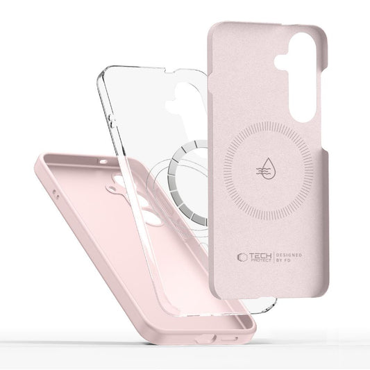 MagSafe Hülle für Apple iPhone 16e, Tech-Protect, Liquid Silicone, Rosa