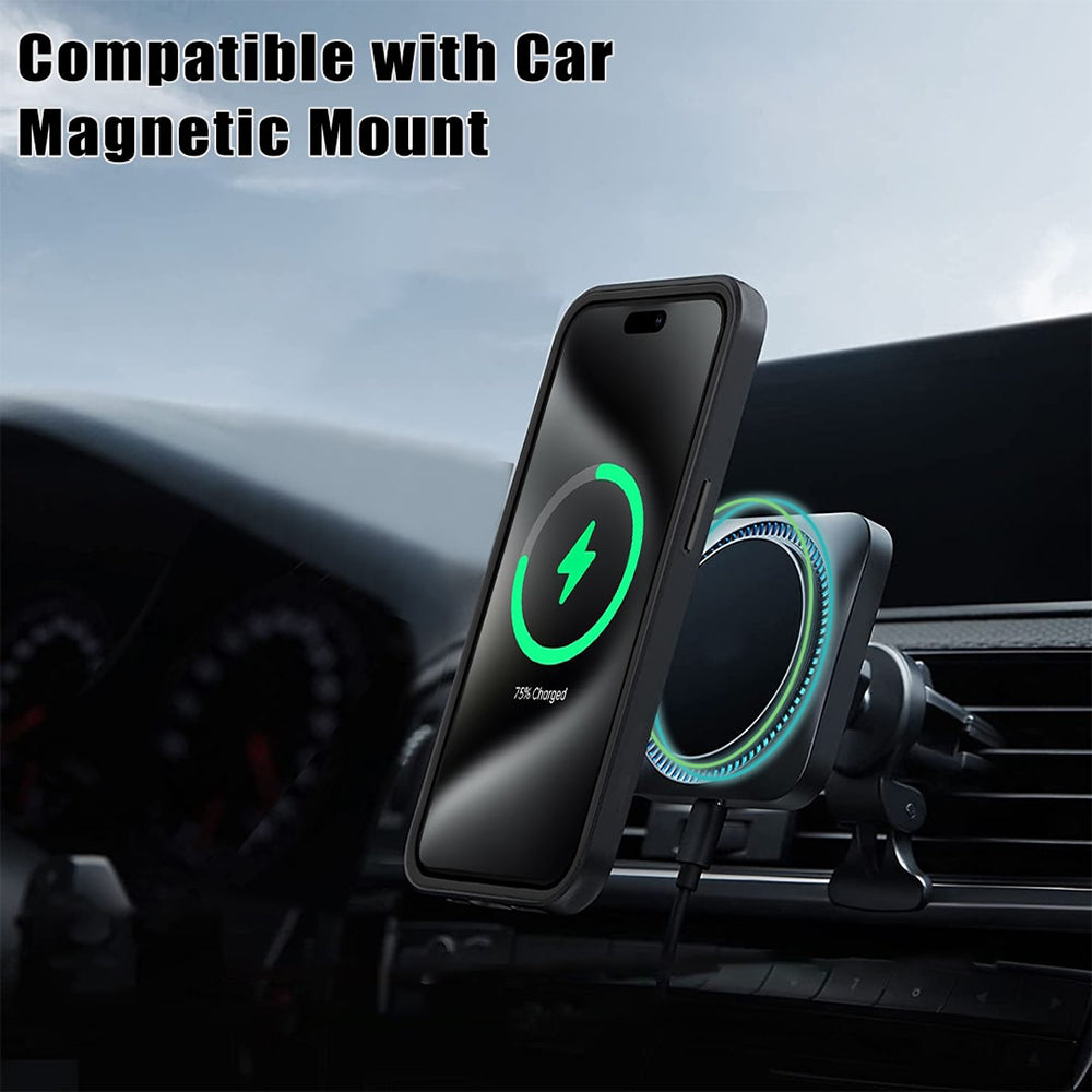 Coque MagSafe pour Apple iPhone 17 Air, Techsuit, ColorVerse 360, Noire