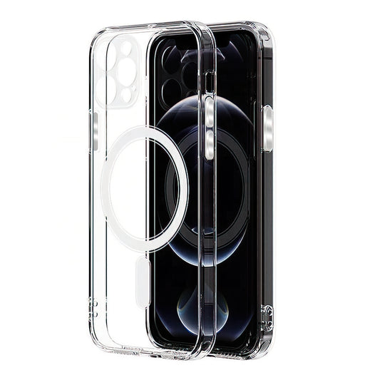 Coque MagSafe pour Apple iPhone 16 Pro, OEM, Transparente avec Protection de l'Appareil Photo, Transparente
