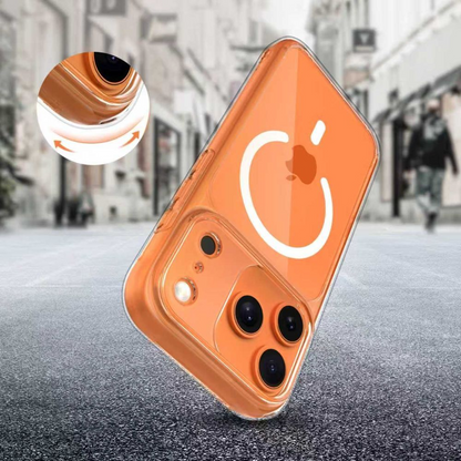 MagSafe hoes voor Apple iPhone 17 Pro, Tech-Protect, MagPeak, Transparant