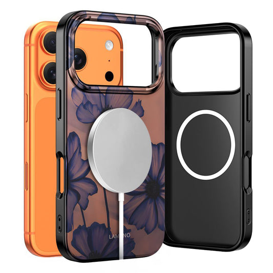 MagSafe hoesje voor Apple iPhone 17 Pro Max, Tech-Protect, Lamano Velvet Night, Zwart