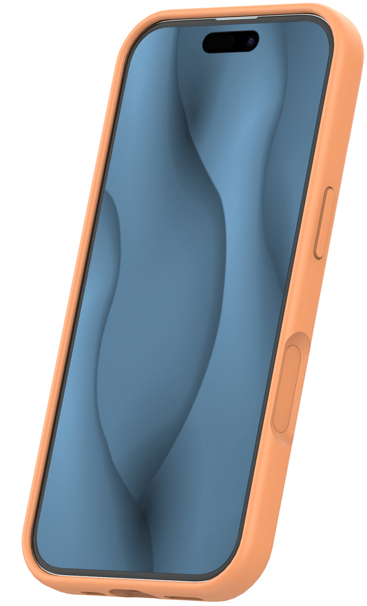 MagSafe-hoesje voor Apple iPhone 17, OEM, Silicone Thin, Oranje