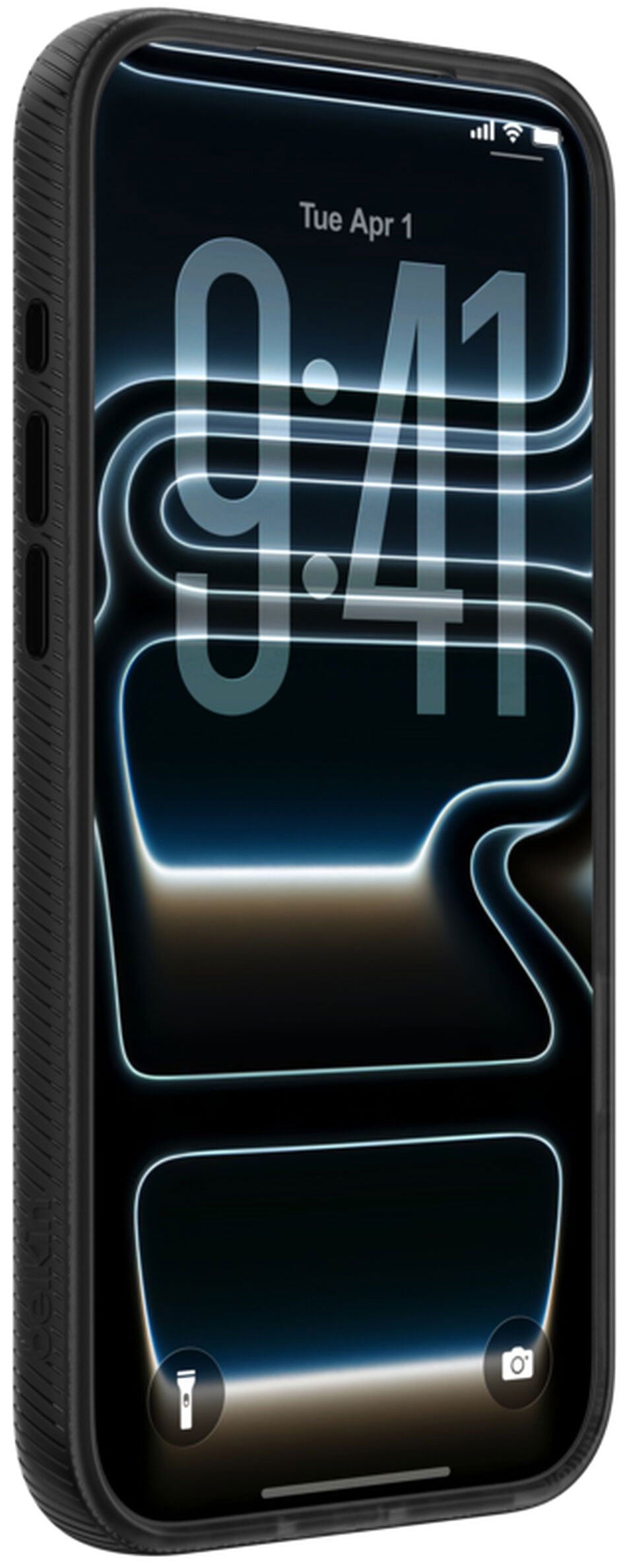 Coque MagSafe pour Apple iPhone 17 Pro Max, Belkin, SheerForce Grip, Noire MSA036hqBK