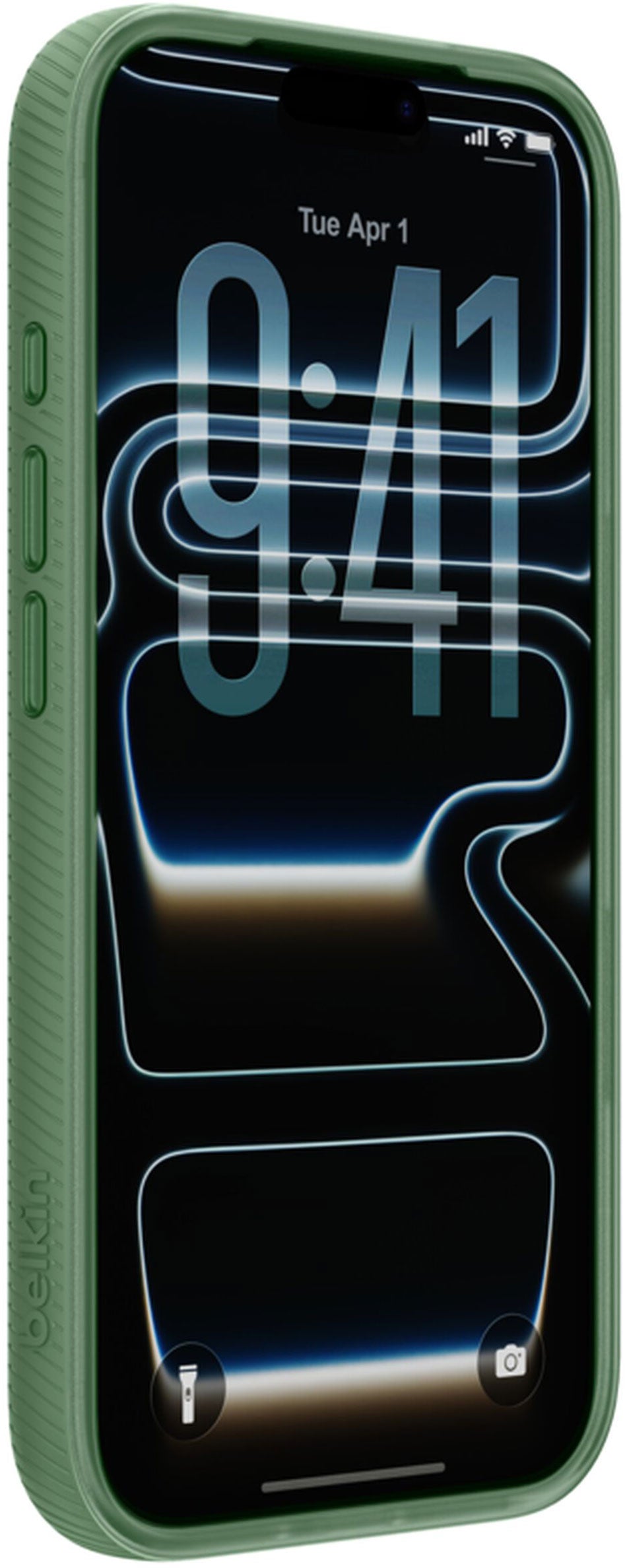 Coque MagSafe pour Apple iPhone 17 Pro Max, Belkin, SheerForce Grip, Vert MSA036hqSE