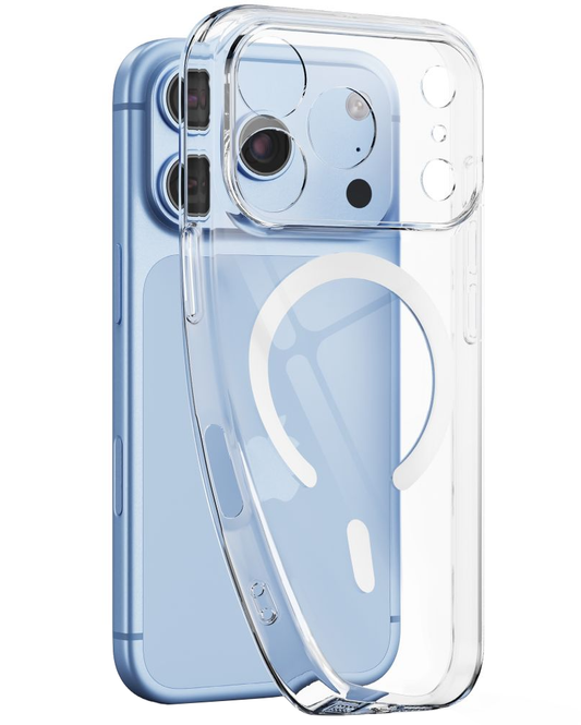 MagSafe-Hülle für Apple iPhone 18 Pro / 17 Pro, Tech-Protect, Flexair, Transparent