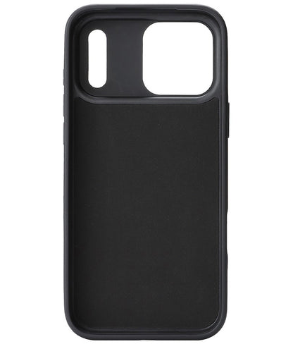 MagSafe-hoesje voor Apple iPhone 17 Pro, OEM, Carbon Metal Ring, Zwart