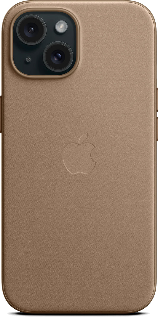 MagSafe Hülle für Apple iPhone 15, FineWoven, Braun MT3C3ZM/A