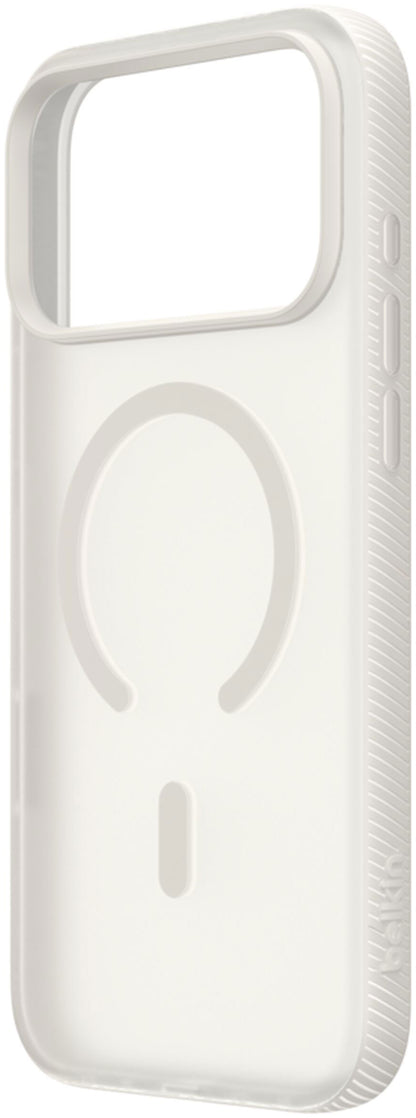 Coque MagSafe pour Apple iPhone 17 Pro Max, Belkin, SheerForce Grip, Beige MSA036hqSA