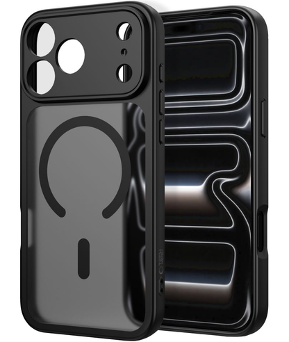 MagSafe-hoesje voor Apple iPhone 18 Pro / 17 Pro, Tech-Protect, BasicMag, Mat Zwart