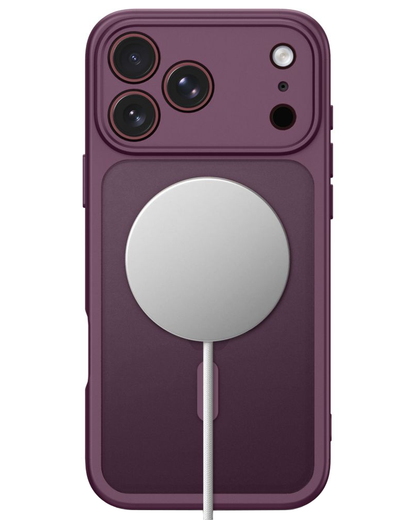Coque MagSafe pour Apple iPhone 18 Pro Max / 17 Pro Max, Tech-Protect, BasicMag, Rouge Mat