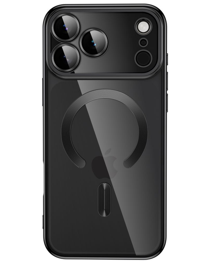 Coque MagSafe pour Apple iPhone 18 Pro / 17 Pro, Tech-Protect, Magflex, Noir Satiné