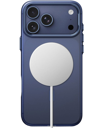 Coque MagSafe pour Apple iPhone 18 Pro / 17 Pro, Tech-Protect, MagZero, Bleu Marine Mat