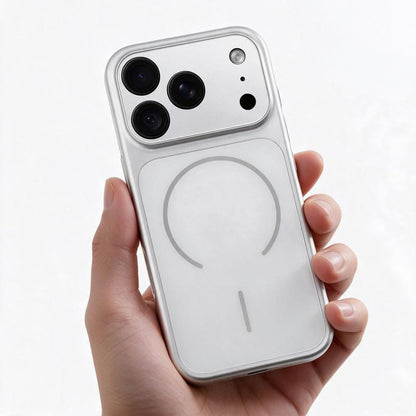 Coque MagSafe pour Apple iPhone 18 Pro / 17 Pro, OEM, Make 18, argentée
