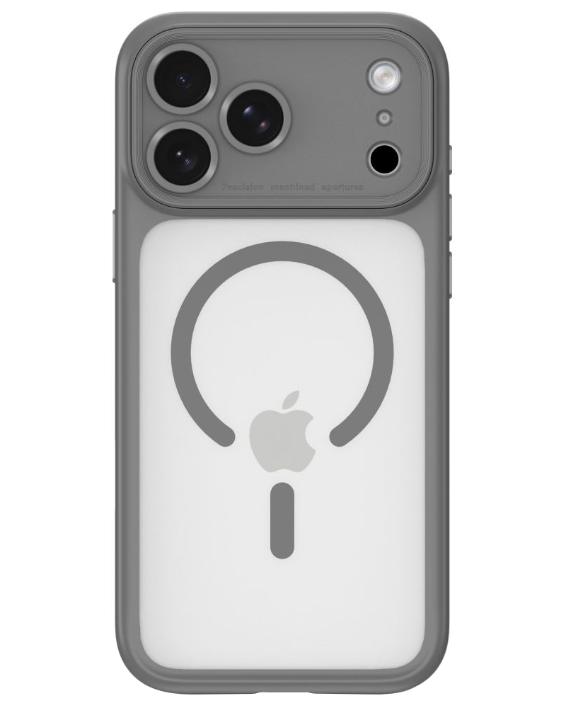 MagSafe-hoesje voor Apple iPhone 18 Pro Max / 17 Pro Max, Tech-Protect, MagPeak CC, matgrijs
