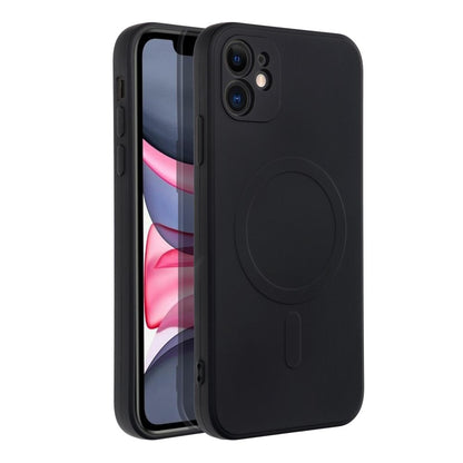 Coque MagSafe pour Apple iPhone 11, OEM, Silicone Mag, Noire