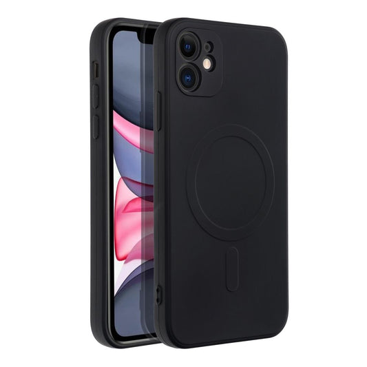 MagSafe-Hülle für Apple iPhone 11, OEM, Silicone Mag, Schwarz