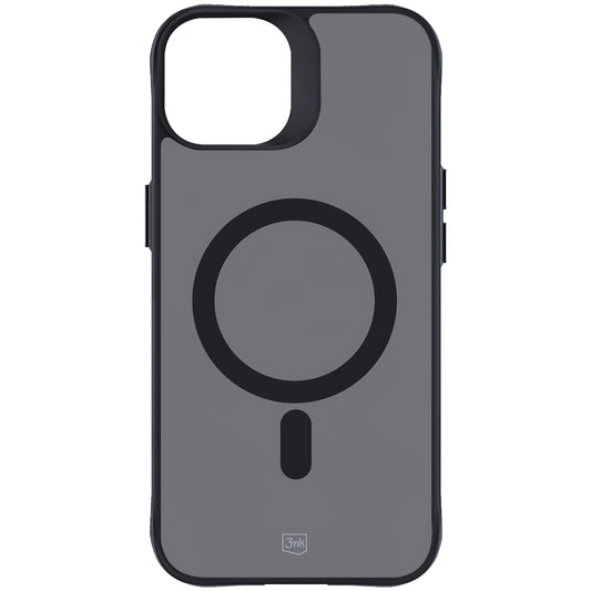 MagSafe-Hülle für Apple iPhone 14 / 13, 3MK, Smoke MagCase, Schwarz