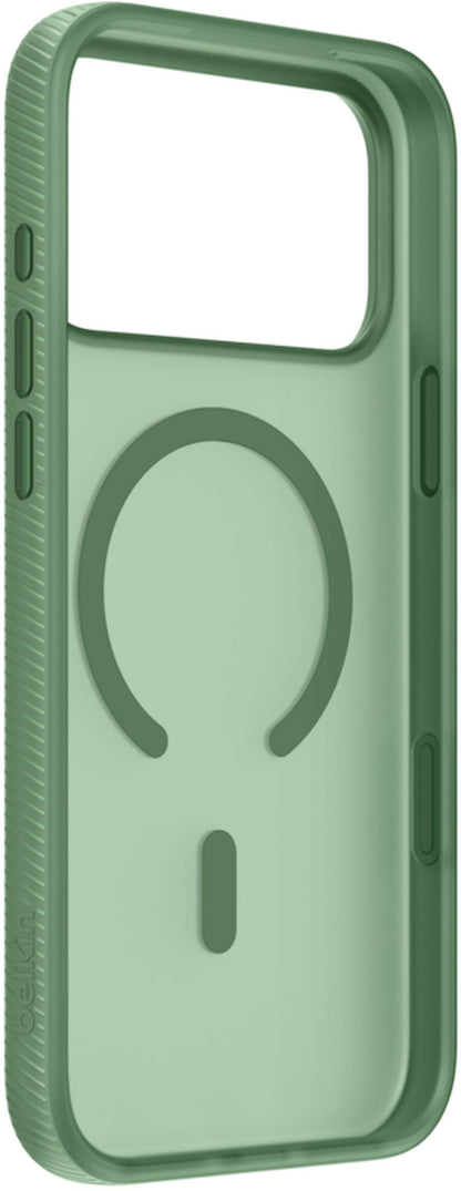 Coque MagSafe pour Apple iPhone 17 Pro Max, Belkin, SheerForce Grip, Vert MSA036hqSE